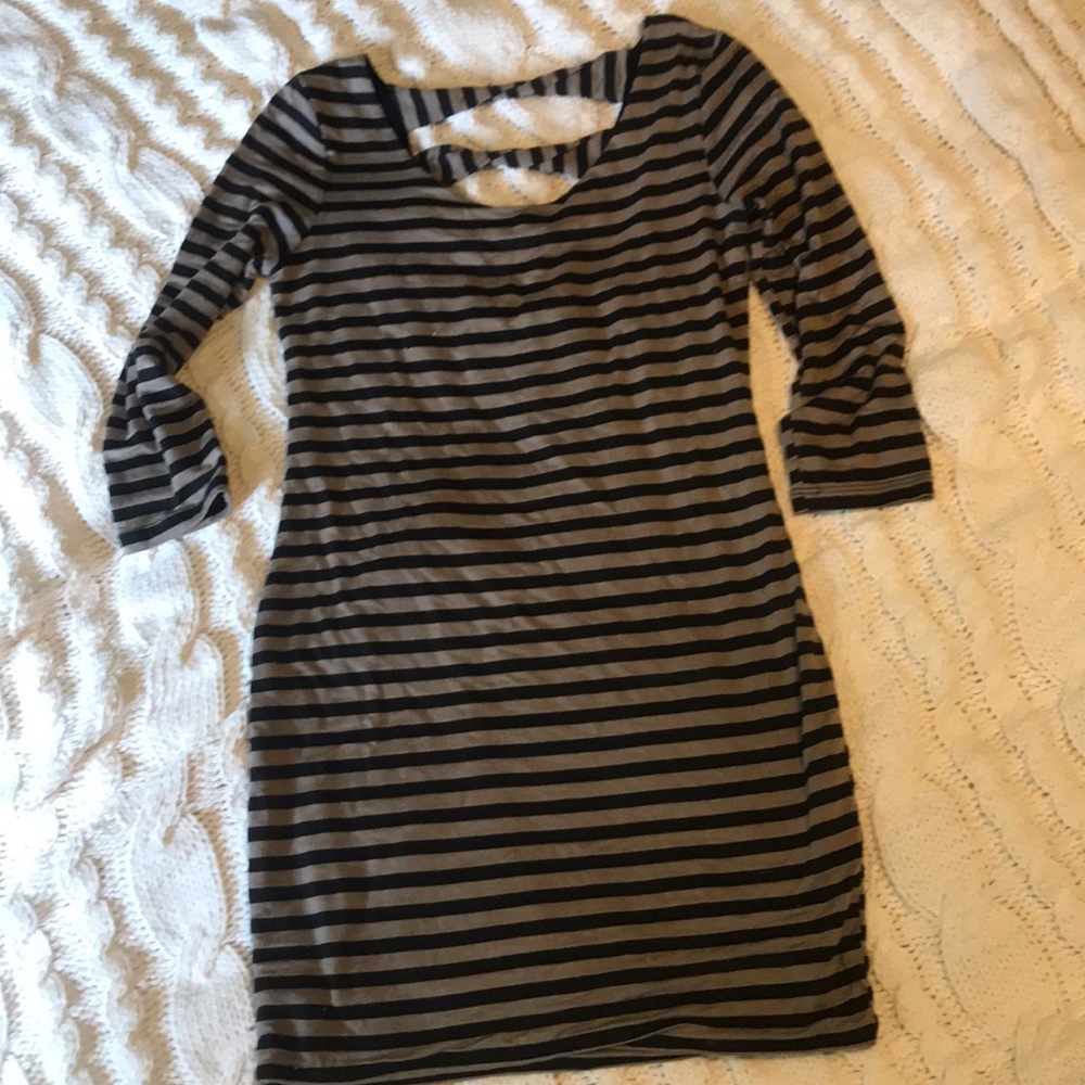 Stripped mini dress 👗